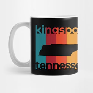 Kingsport Tennessee Retro Mug